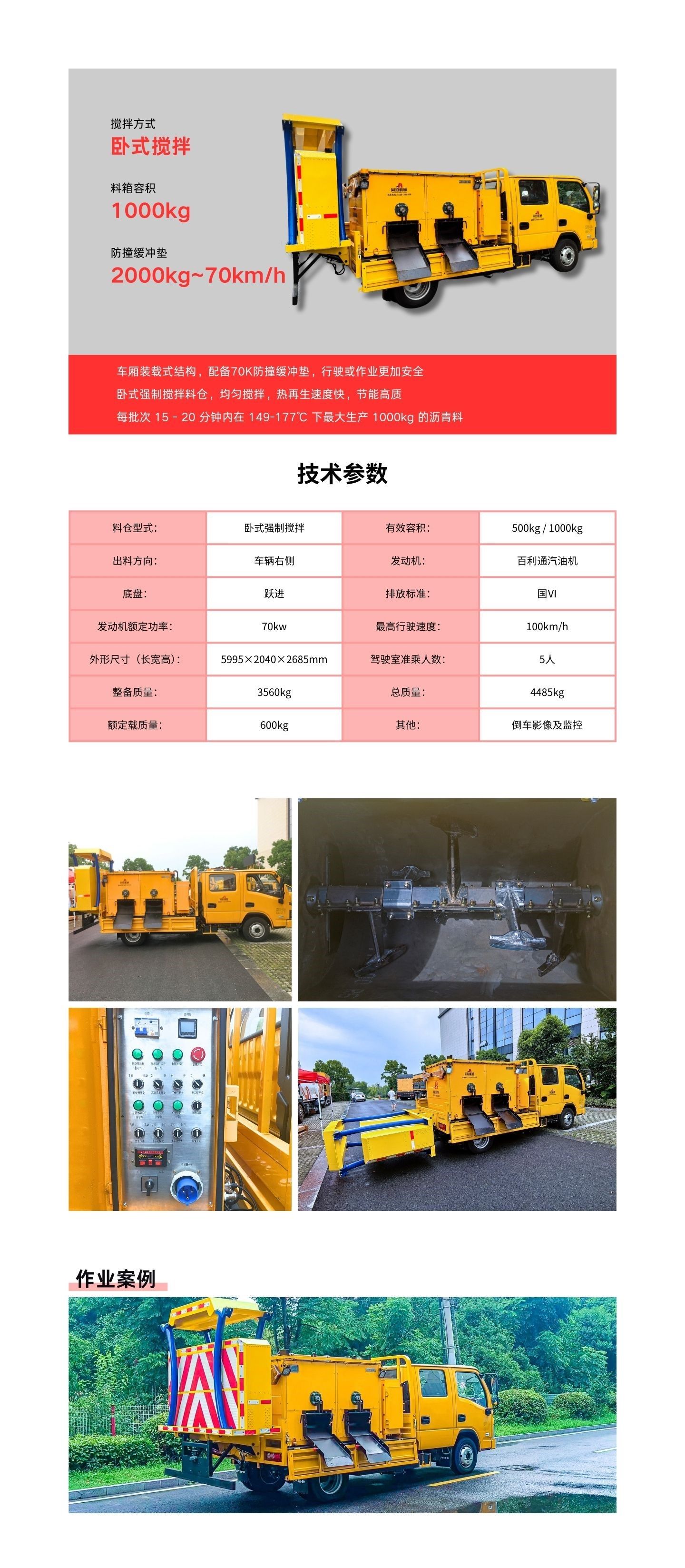 5043型沥青路面热再生修补车 · 配图 1